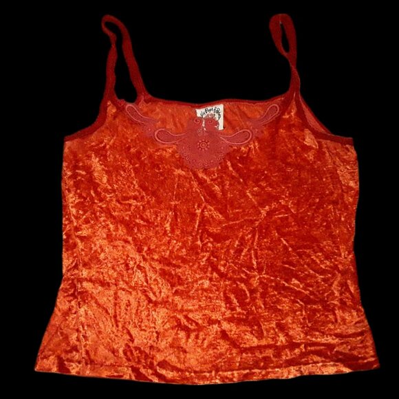 Lolly Pops & Roses Tops - Vintage | Lolly Pops & Roses | Synthetic Velvet Tank Top
